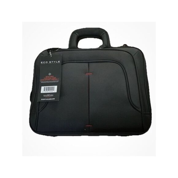 Eco Style Other - Eco Style Black Neoprene Tech Pro Case Topload LapTop Bag Checkpoint Friendly NW